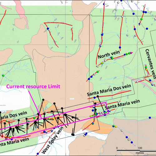 Santa Maria - Local Geology Map and Au samples