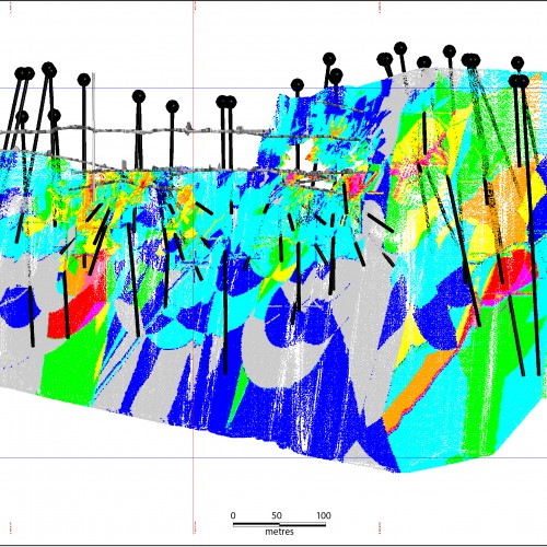 Santa Maria - Vein-long Section - Silver