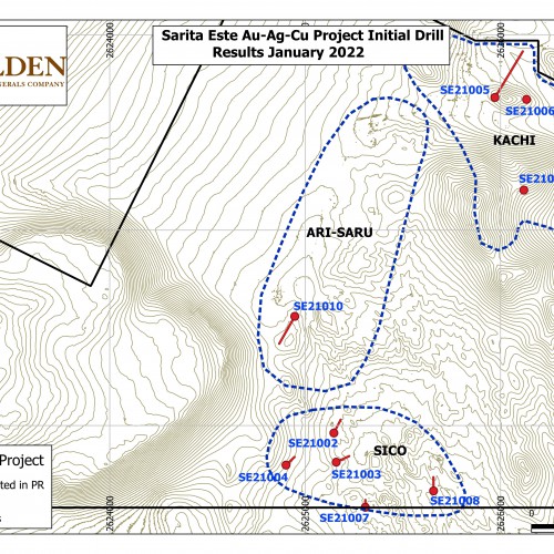 Sarita Este Initial Drill Results, reported Jan. 2022